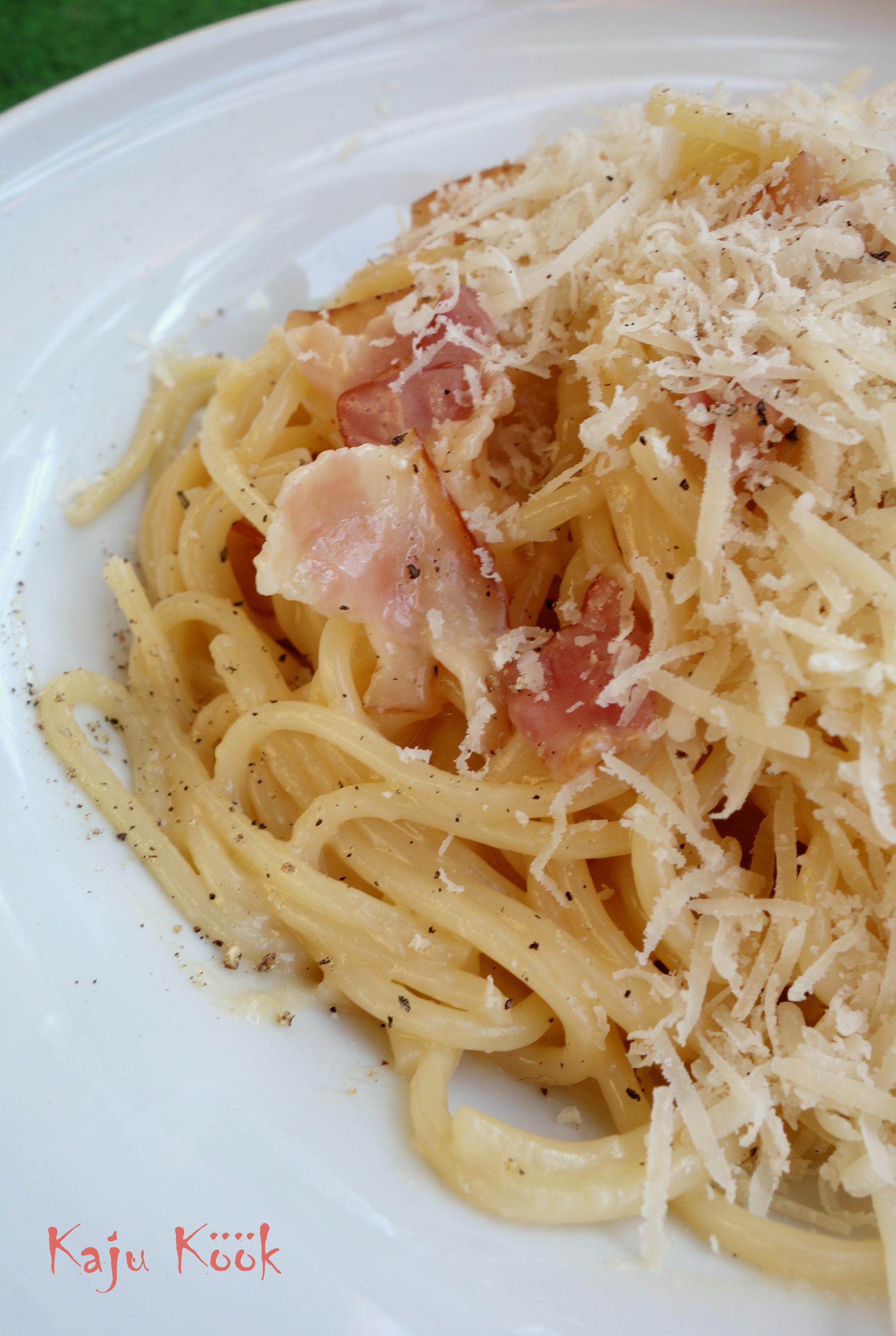 Pasta Carbonara - Kaju Köök